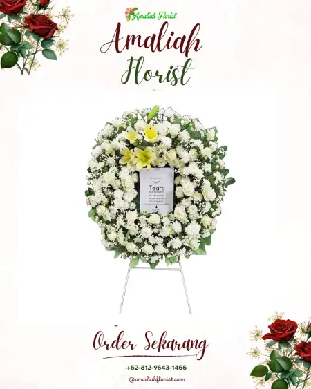 Krans Bunga Duka Darul Makmur